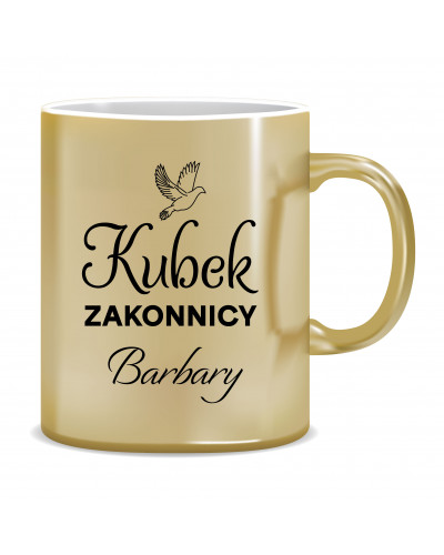 Kubek Złoty dla kubek dla siostry zakonnej (Kubek zakonnicy)