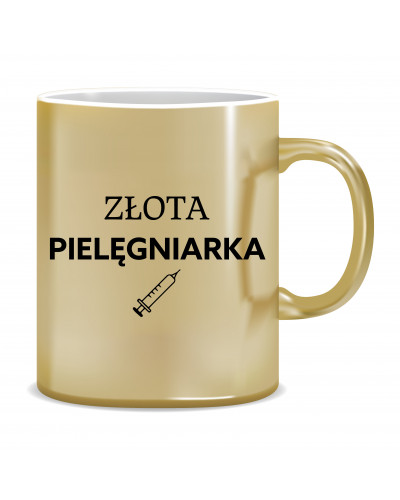 Kubek Złoty dla pielęgniarki (Złota pielęgniarka)