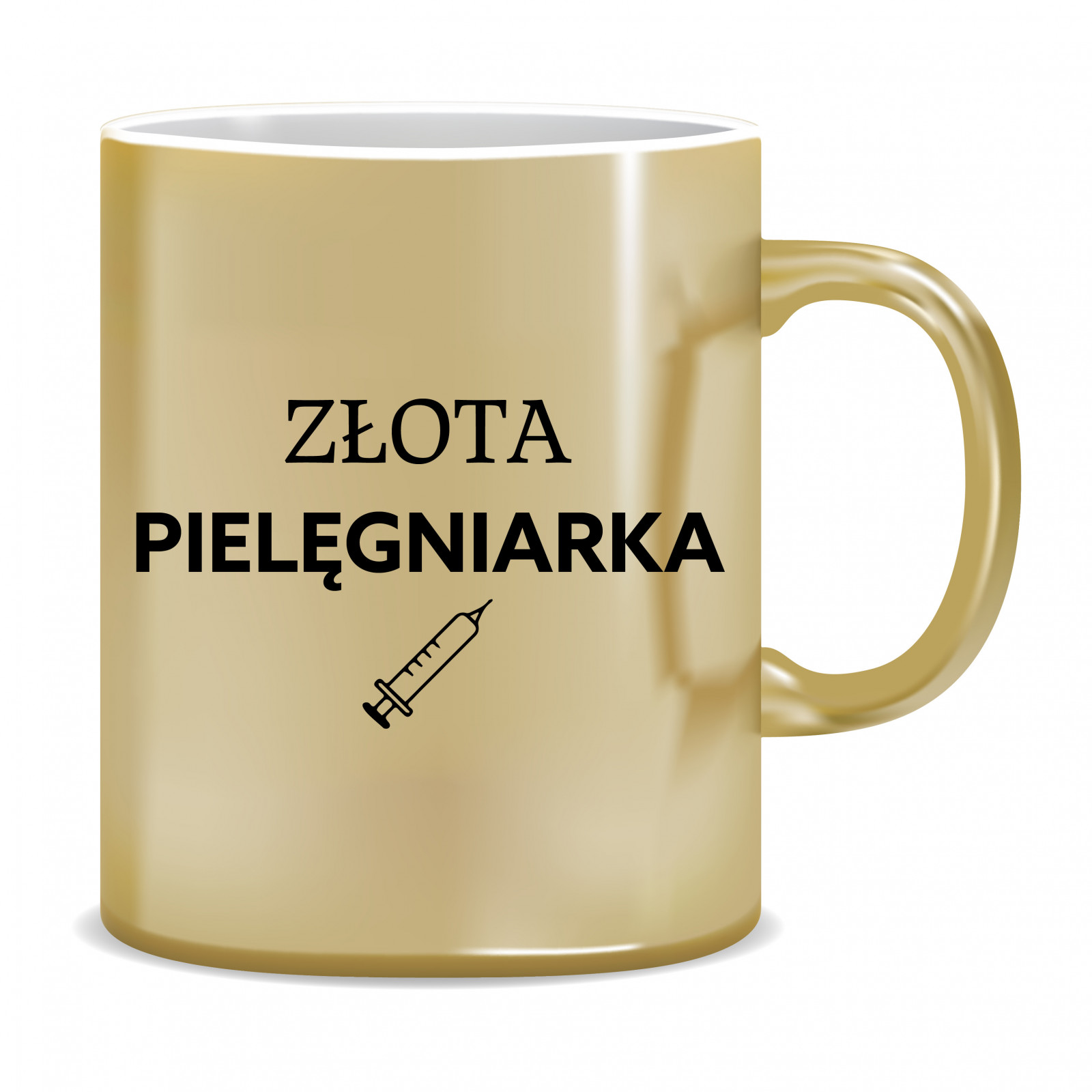 Kubek Złoty dla pielęgniarki (Złota pielęgniarka)