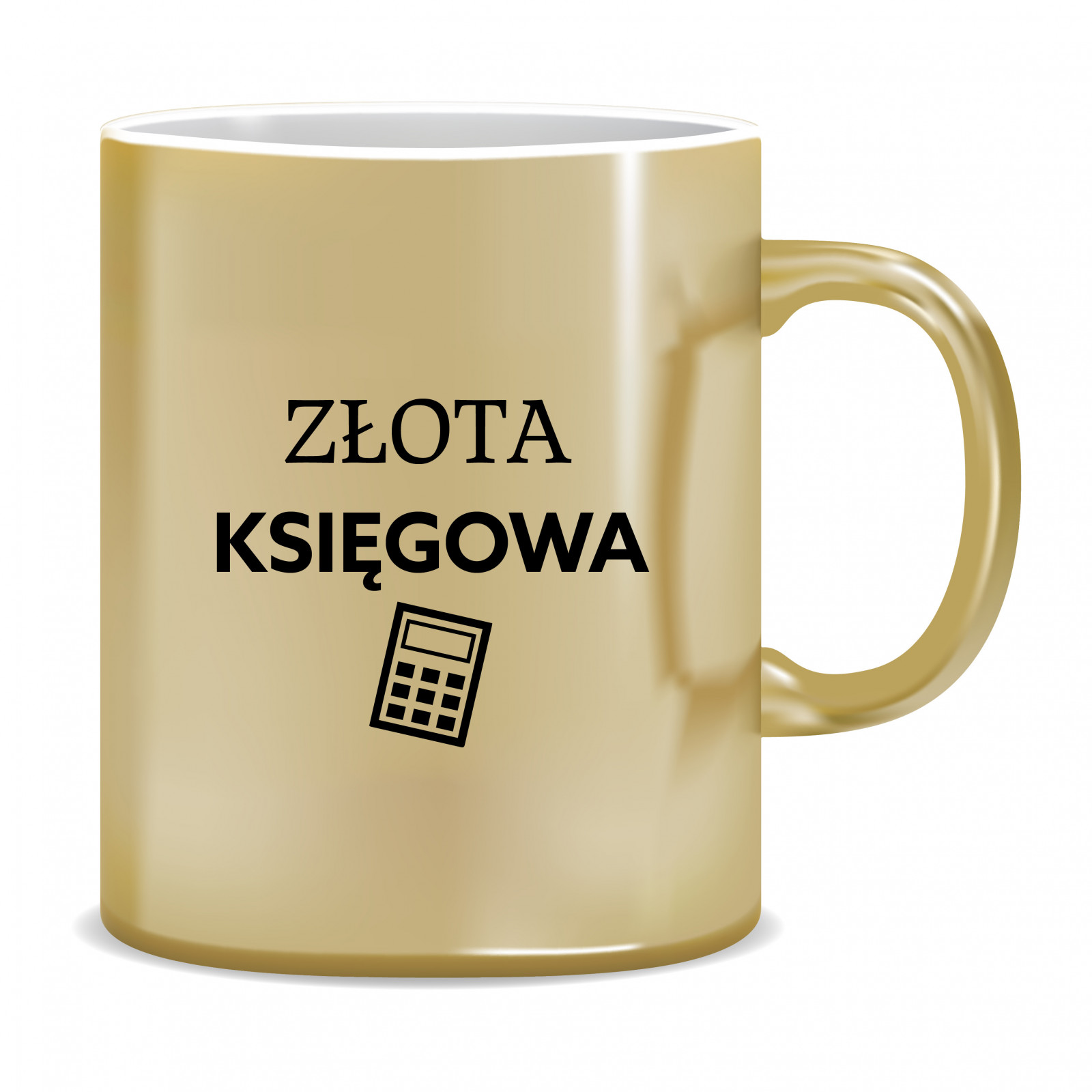 Kubek Złoty dla księgowej (Złota księgowa)