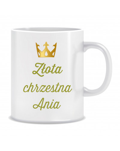 Kubek dla chrzestnej (Złota chrzestna)