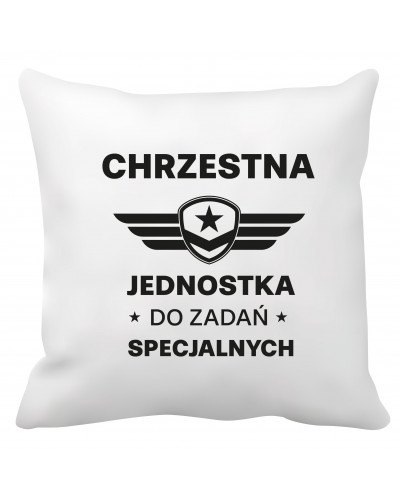 Poduszka dla chrzestnej (Chrzestna jednostka do zadań