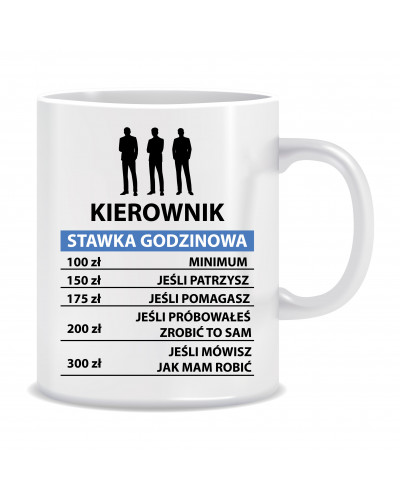 Kubek dla kierownika (Kierownik stawka godzinowa)