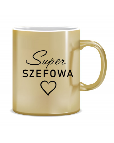 Kubek Złoty dla szefowej (Super szefowa)