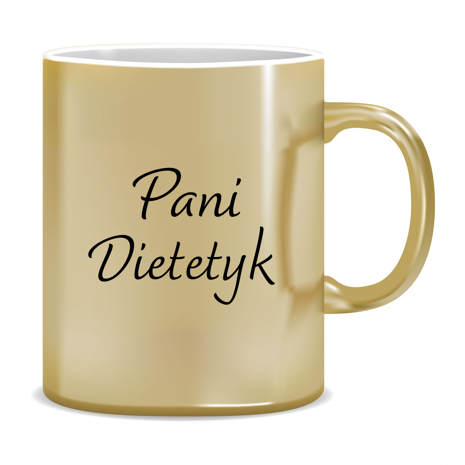 Kubek Złoty dla dietetyka (Pani dietetyk)