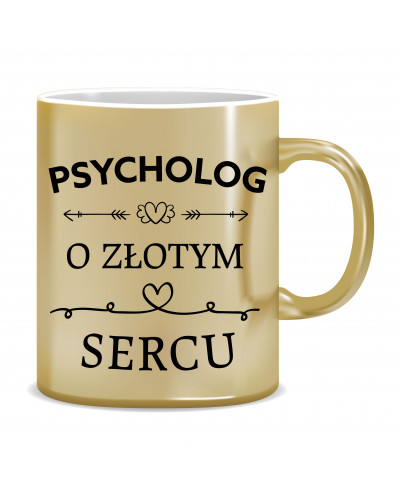 Kubek Złoty dla psychologa (Psycholog o złotym sercu)