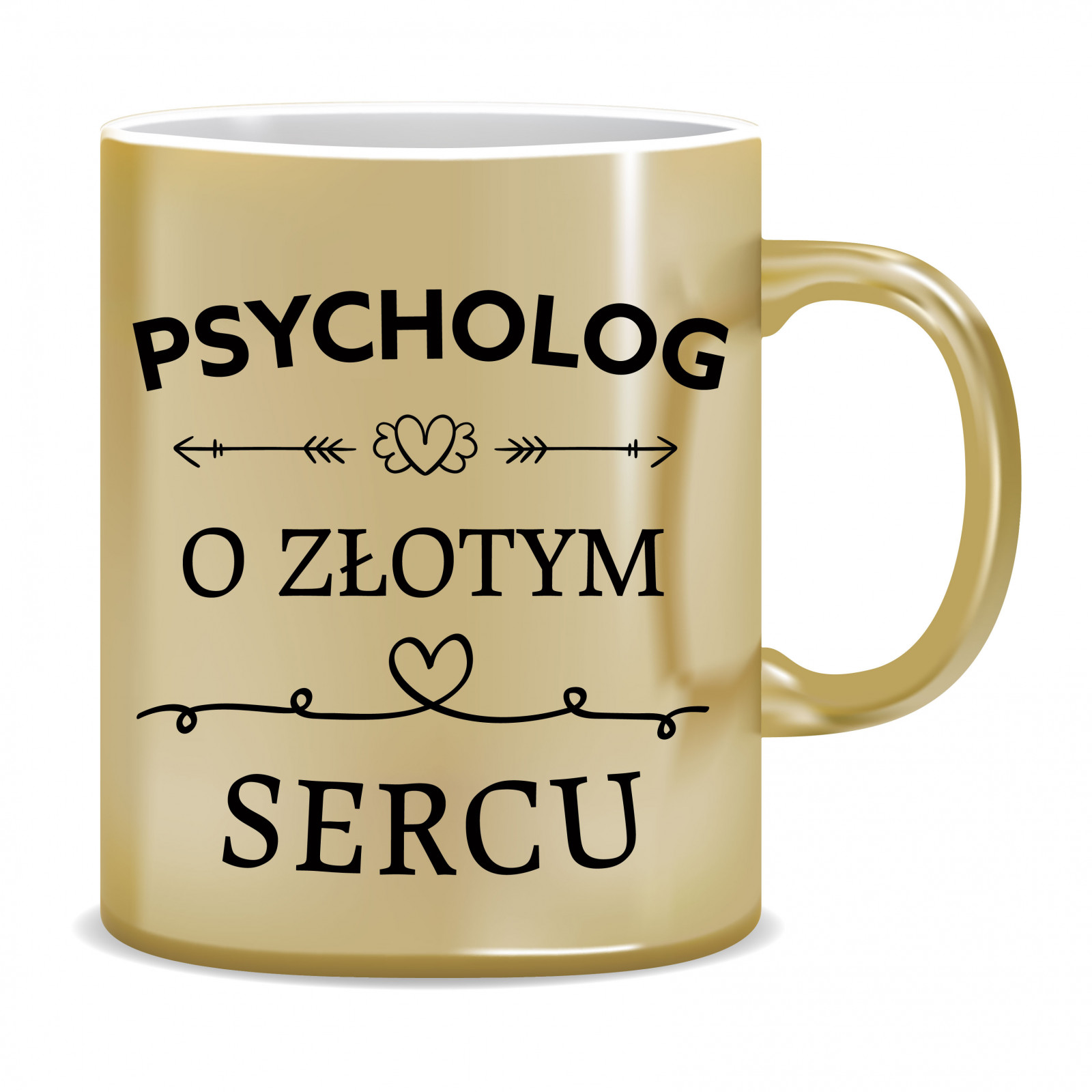 Kubek Złoty dla psychologa (Psycholog o złotym sercu)