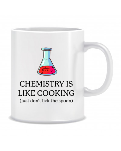 Kubek dla chemika (Chemistry is like cooking, but don't lick